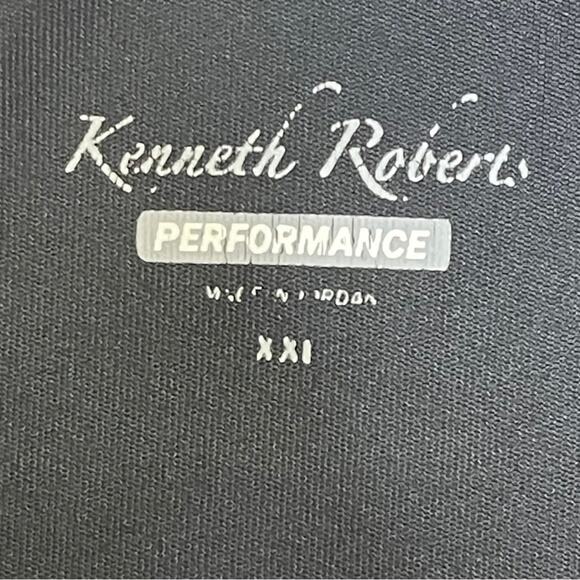 Kenneth Roberts men’s polo lightweight gold shirt black tan comfy size XXL - Picture 4 of 5